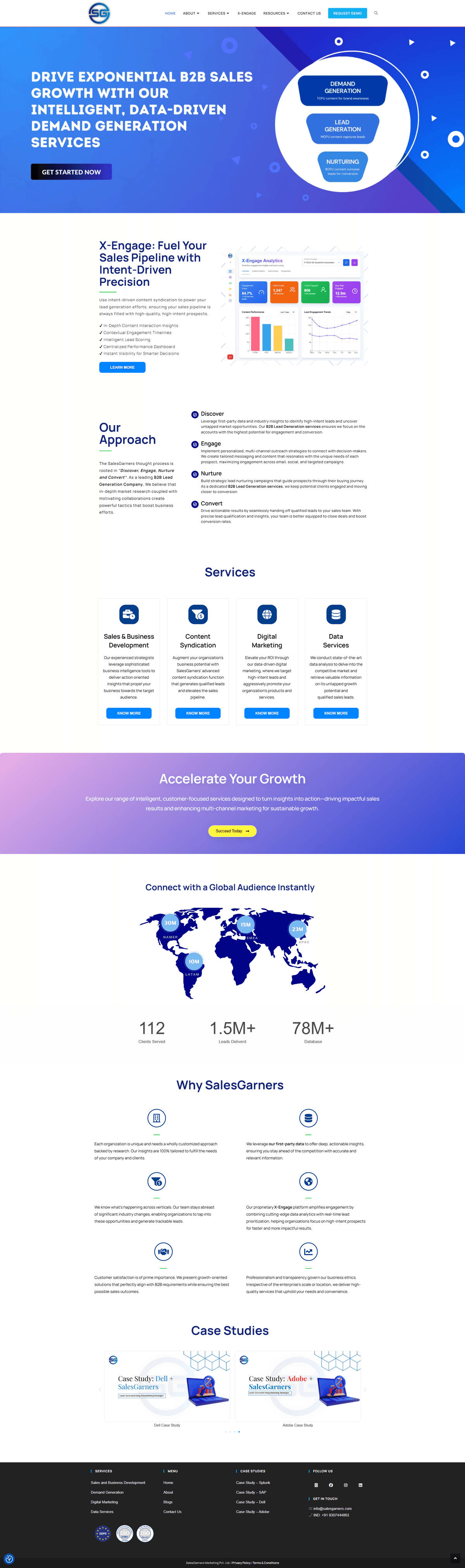 SalesGarners Website