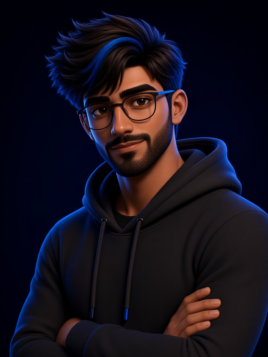 Dev ready to launch, arms crossed